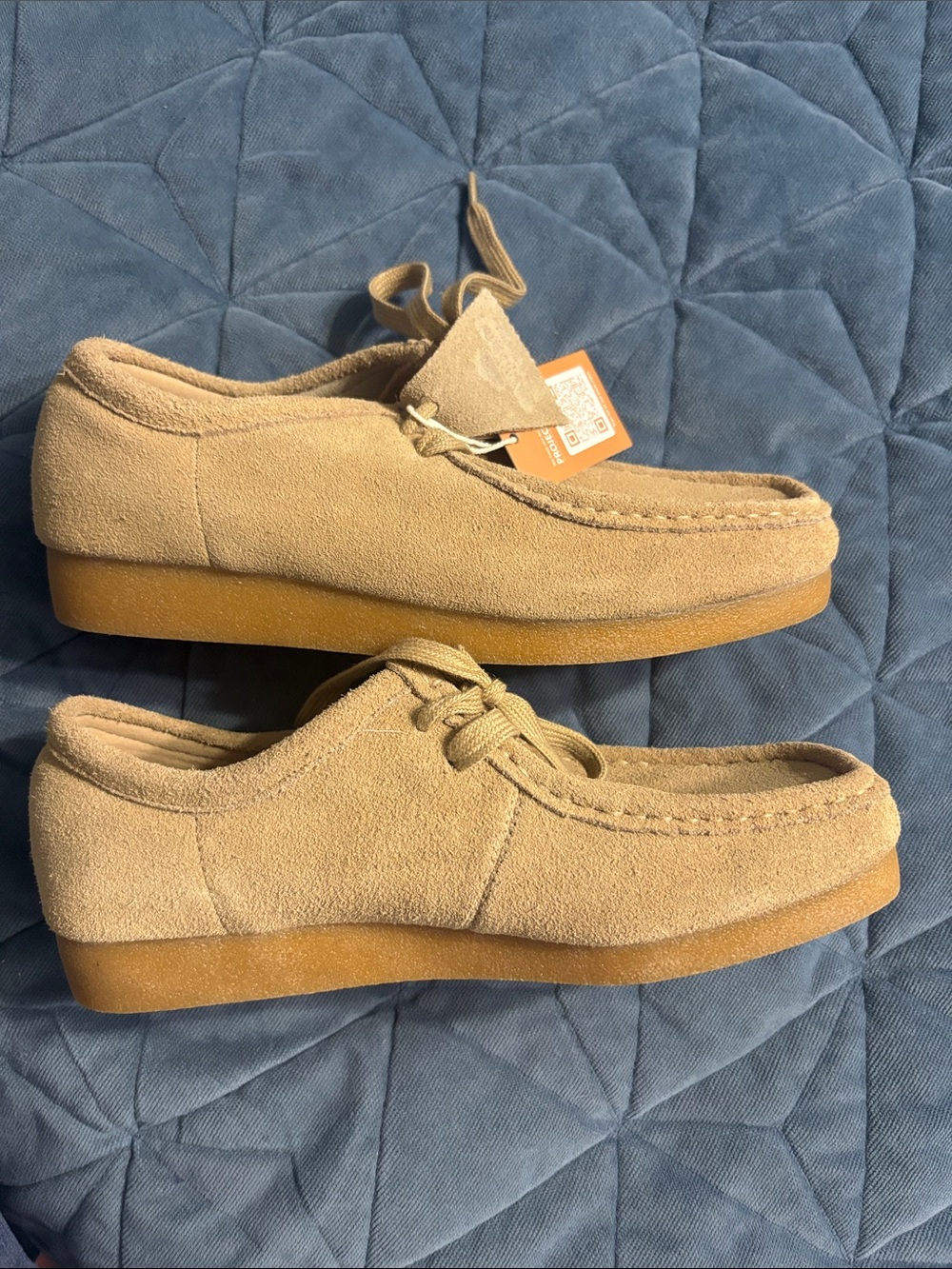 Project Cloud Women's Suede Lace-Up Shoes in Tan - Picture 3 of 6